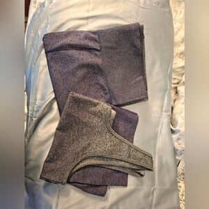 BNWOT Constantly Varied Gear Gray and Purple Ombre Active Tank And Legging Set